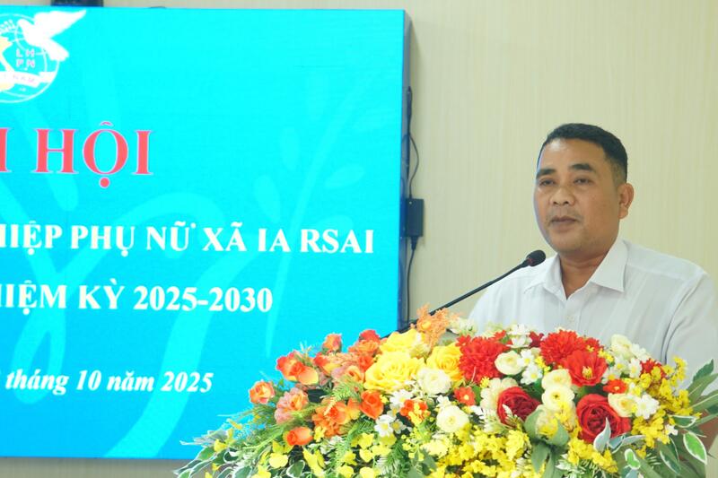 Đại hội đại hội Hội liên hiệp Phụ nữ xã Ia Rsai lần thứ I, nhiệm kỳ 2025-2030